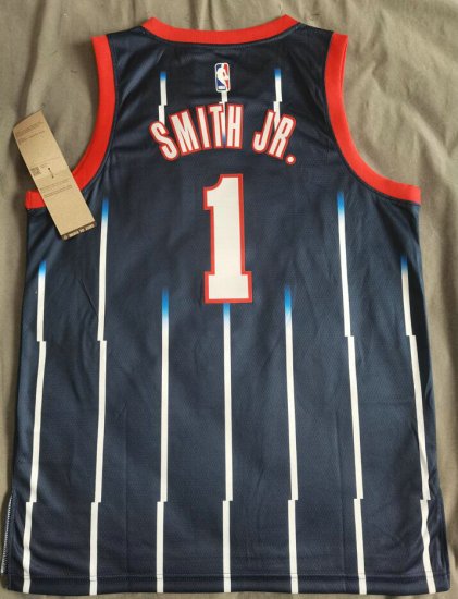 Maillot 1 Smith Jr. Rockets 2021-22 City 75e Anniversaire Bleu - Cliquez sur l'image pour la fermer