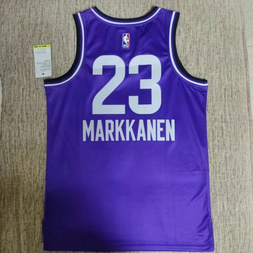 Maillot 23 Markkanen Jazz 2023-24 City Edition Violet