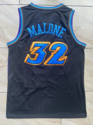 Maillot Basket 32 Malone Utah Jazz 1996-97 Noir