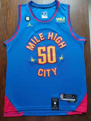 Maillot Basket 50 Gordon Nuggets 2022-23 Statement Edition Bleu