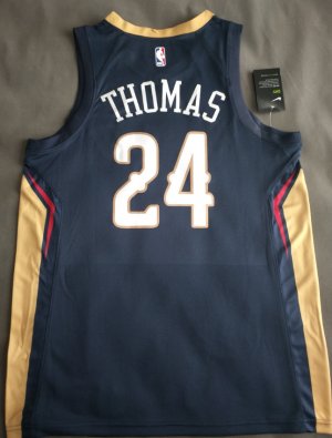 Maillot de Basket 24 Thomas New Orleans Hornets Bleu