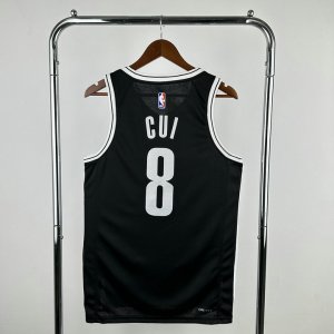 Maillot de Basket 8 CUI Brooklyn Nets Noir