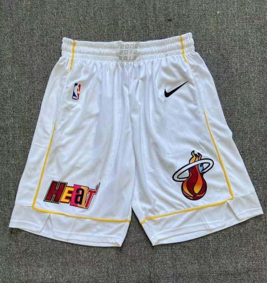 Short Miami Heat 2022-23 City Blanc - Cliquez sur l'image pour la fermer