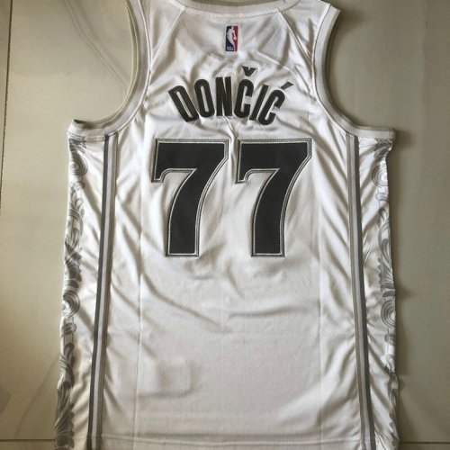 Maillot 77 Luka Doncic Dallas Mavericks 2024-25 City Edition Blanc