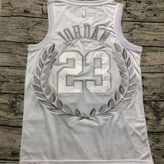 Maillot Basket 23 Jordan Bulls MVP Blanc