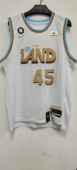 Maillot Basket 45 Mitchell Cavaliers 2022-23 City Edition Blanc