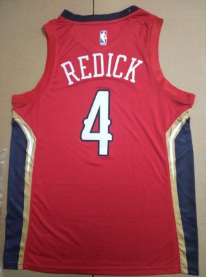 Maillot de Basket 4 Redick Pelicans Rouge