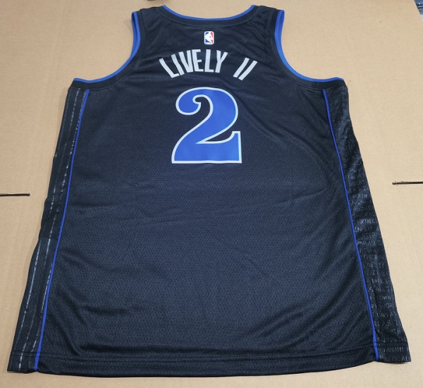 Maillot 2 Lively II Dallas Mavericks 2023-24 City Edition Noir - Cliquez sur l'image pour la fermer