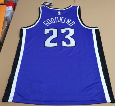 Maillot de Basket 23 Goodkind Kings 2024-25 Vintage Violet