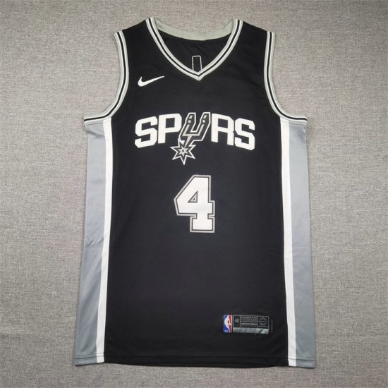 Maillot de Basket 4 Fox San Antonio Spurs Noir