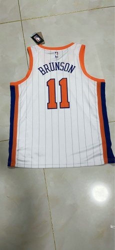 Maillot de Basket New York Knicks 2025 Brunson 11 Blanc