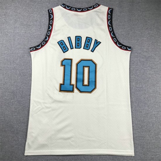 Maillot de Basket 10 Bibby Memphis Grizzlies Cream - Cliquez sur l'image pour la fermer