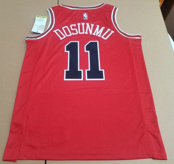 Maillot de Basket 11 Dosunmu Chicago Bulls Rouge - Cliquez sur l'image pour la fermer