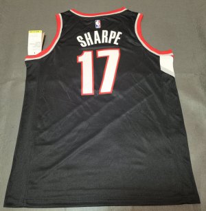 Maillot de Basket 17 Sharpe Portland Trail Blazers Noir