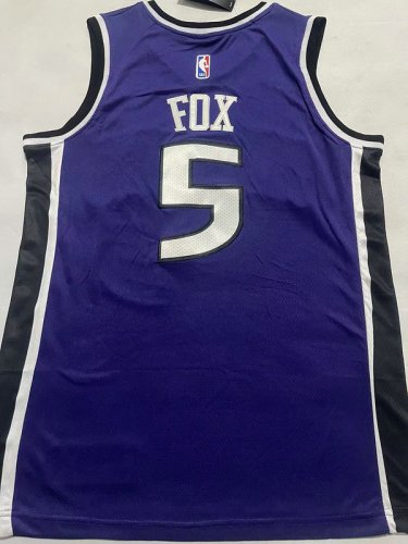 Maillot de Basket 5 Fox Sacramento Kings 2024-25 Vintage Violet