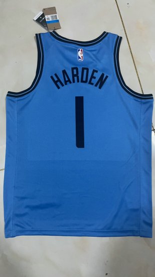 Maillot 1 Harden Clippers 2025 City Edition Bleu