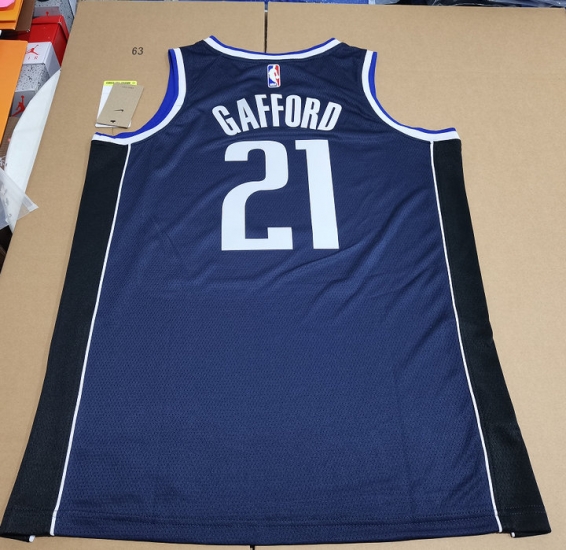 Maillot 21 Gafford Mavericks 2023-24 Statement Edition Navy - Cliquez sur l'image pour la fermer