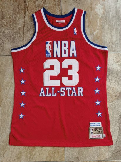 Maillot Basket 23 Jordan 1989 All Star Game Rouge - Cliquez sur l'image pour la fermer