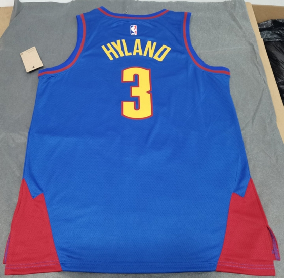 Maillot Basket 3 Hyland Nuggets 2022-23 Statement Edition Bleu - Cliquez sur l'image pour la fermer