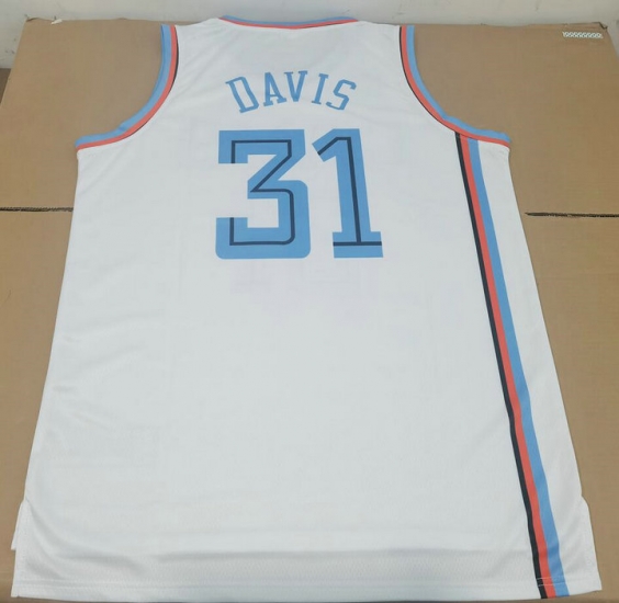 Maillot Basket 31 Davis Cavaliers Vintage Blanc - Cliquez sur l'image pour la fermer