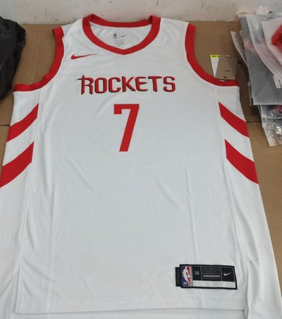 Maillot Basket Houston Rockets 7 Carmelo Anthony Association Blanc