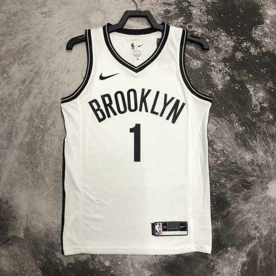 Maillot de Basket 1 Bridges Nets Blanc - Cliquez sur l'image pour la fermer