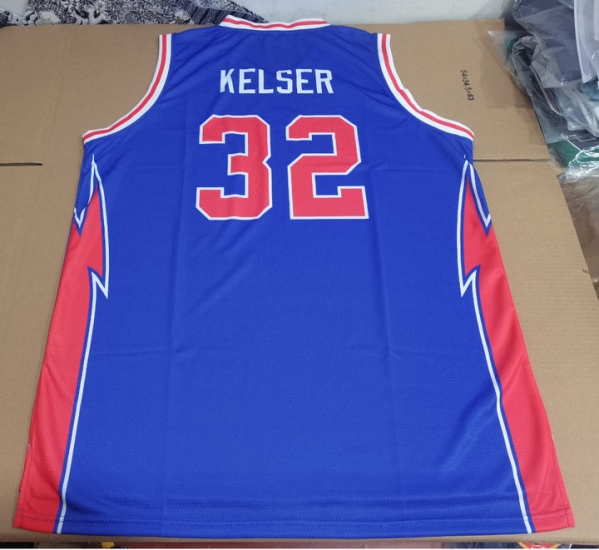 Maillot de Basket 32 KELSER Detroit Pistons Bleu - Cliquez sur l'image pour la fermer