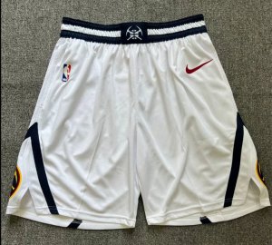 Short NBA Denver Nuggets Blanc