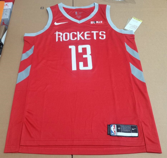 Maillot 13 Harden Houston Rockets Rouge - Cliquez sur l'image pour la fermer