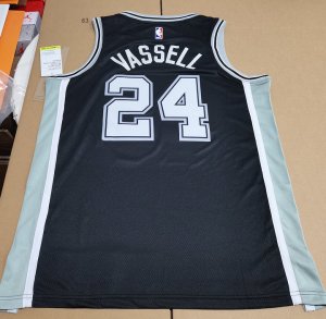 Maillot 24 VASSELL San Antonio Spurs Noir