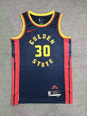 Maillot 30 Curry Warriors 24-25 City Edition Bleu Marine