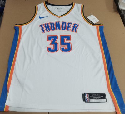 Maillot 35 Durant OKC Thunder City Edition Blanc