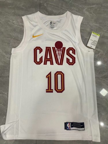 Maillot Basket 10 Garland Cavaliers 2022-23 Blanc