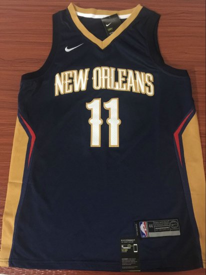 Maillot Basket 11 Holiday New Orleans Pelicans Bleu