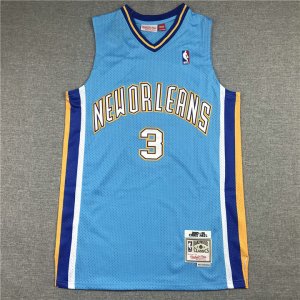 Maillot de Basket 3 Chris Paul New Orleans Hornets Bleu