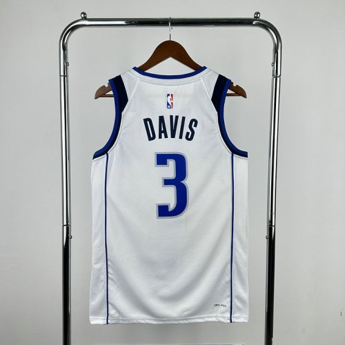 Maillot de Basket 3 Davis Dallas Mavericks Blanc