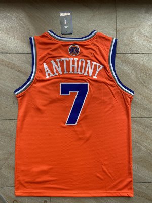 Maillot de Basket 7 Anthony New York Knicks Orange