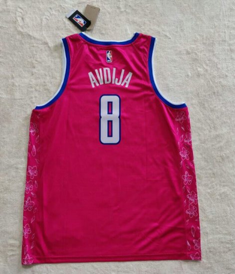 Maillot de Basket 8 AVDIJA Washington Wizards 2021-22 City Edition