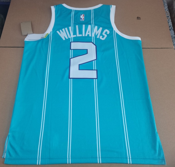 Maillot de Basket Charlotte Hornets Jordan Williams 2 Vert - Cliquez sur l'image pour la fermer