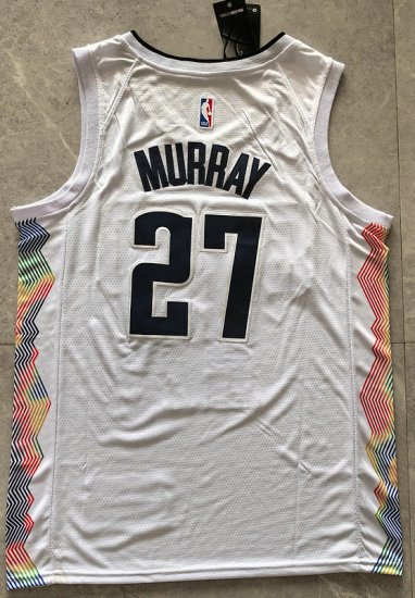 Maillot Basket 27 Murray Nuggets 2024-25 City Edition Blanc - Cliquez sur l'image pour la fermer