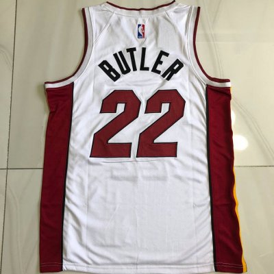 Maillot de Basket 22 Butler Miami Heat Blanc