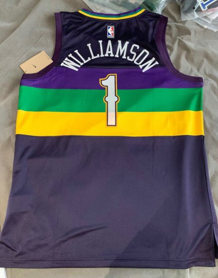 Maillot de Basket 1 Williamson New Orleans Pelicans 2022-23 City Edition