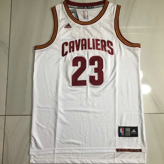 Maillot Basket 23 James Cleveland Cavaliers Blanc - Cliquez sur l'image pour la fermer