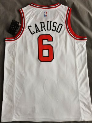 Maillot Basket 6 Caruso Chicago Bulls Blanc