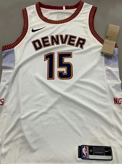 Maillot Basket 15 Jokic Nuggets 2022-23 City Edition Blanc - Cliquez sur l'image pour la fermer