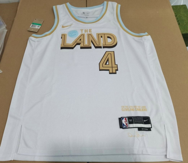 Maillot Basket 4 Mobley Cavaliers 2022-23 City Edition Blanc - Cliquez sur l'image pour la fermer