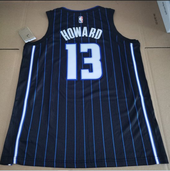 Maillot de Basket 13 Howard Orlando 2023 City Edition Noir - Cliquez sur l'image pour la fermer