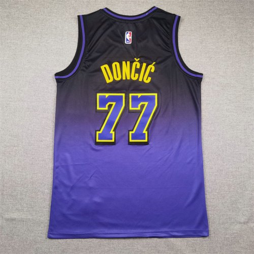 Maillot de Basket NBA Lakers 77 Doncic 2025 City Edition