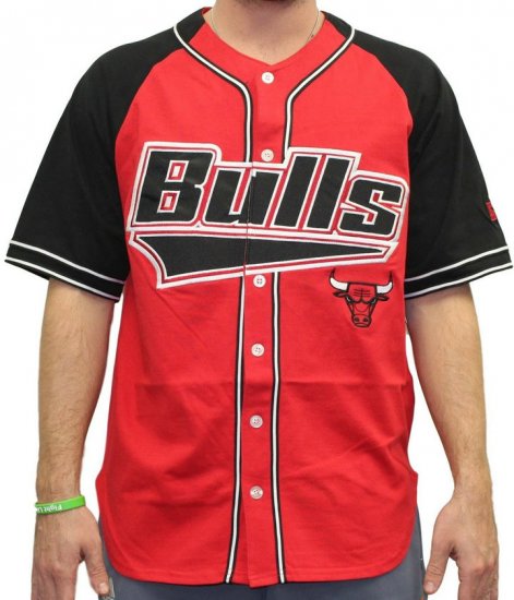 Maillot Baseball Chicago Bulls Rouge - Cliquez sur l'image pour la fermer