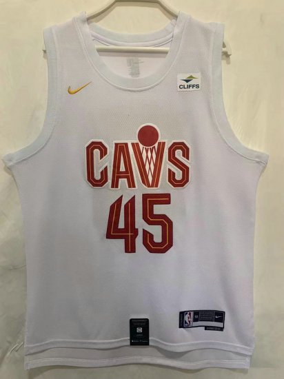 Maillot Basket 45 Mitchell Cavaliers 2022-23 Blanc - Cliquez sur l'image pour la fermer